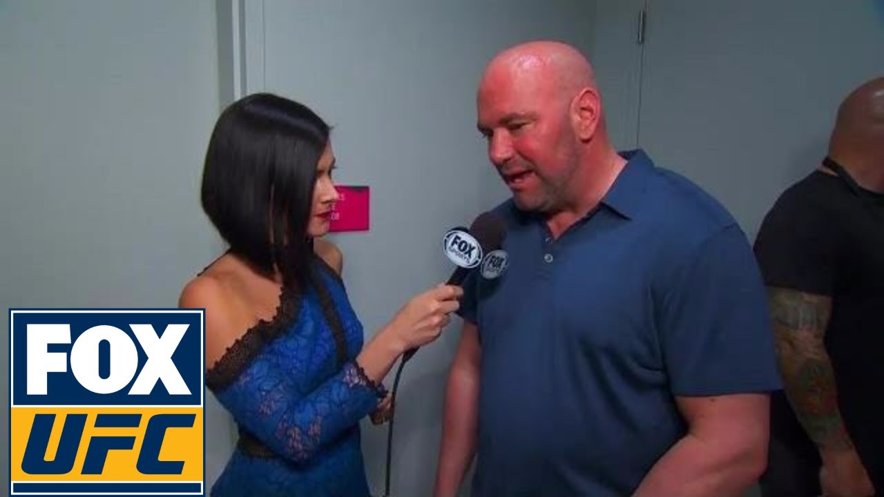 Dana White says he couldn't be more proud of Conor McGregor