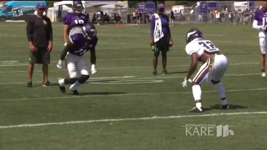 Laquon Treadwell & Antone Exum Jr. scuffle at Vikings training camp