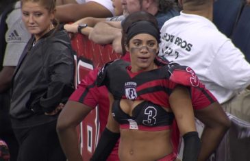 LFL player says she wants to beat her opponents “wives up”