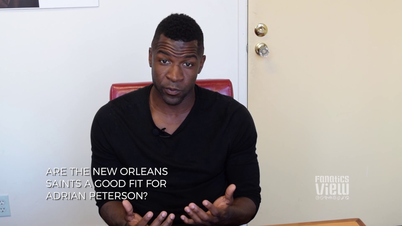 Mark Clayton on if Adrian Peterson is a good fit for the New Orleans Saints