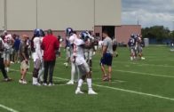 Odell Beckham is back cooking up some footwork after his gruesome leg injury