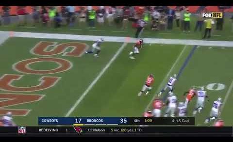 Aqib Talib picks off Dak Prescott for 103-yard TD