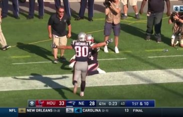 Brandon Cooks tip-toes to epic Patriots comeback against Houston Texans