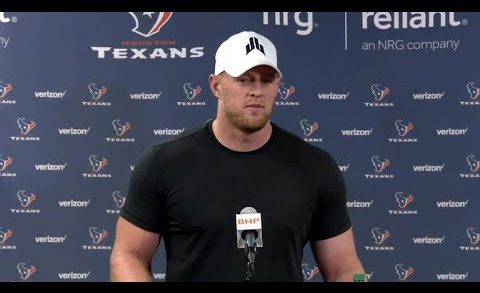 J.J. Watt speaks on Balancing Football & Relief Efforts