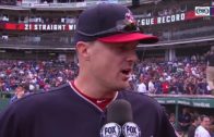 Jay Bruce speaks on the Cleveland Indians historic run