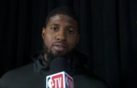 Paul George interview at the unveiling of the Nike NBA jerseys