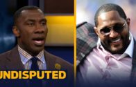 Shannon Sharpe reacts to Ray Lewis’ praying during National Anthem comments