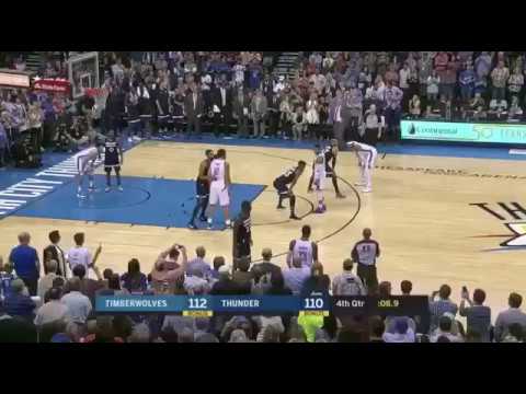 Andrew Wiggins opens the bank to close out the OKC Thunder