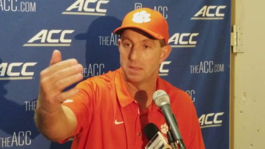 Dabo Swinney addresses the Tigers’ disappointing loss to Syracuse