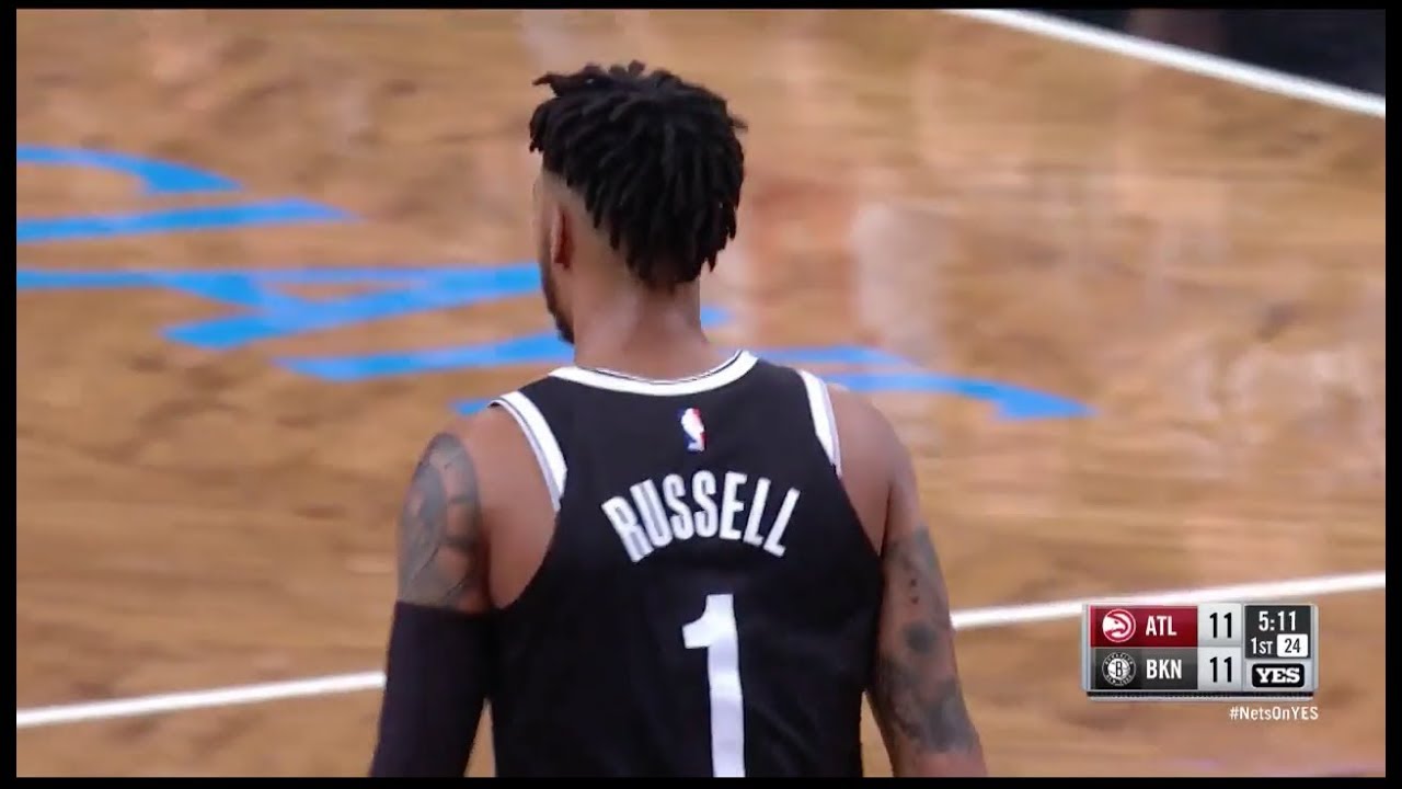 D'Angelo Russell steals and deals a beautiful assist to Allen Crabbe