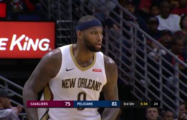 DeMarcus Cousins bags his first triple double of the season against the Cavs