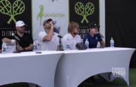 Dirk Nowitzki, Mike Modano, Owen Wilson & JJ Barea discuss their tennis games