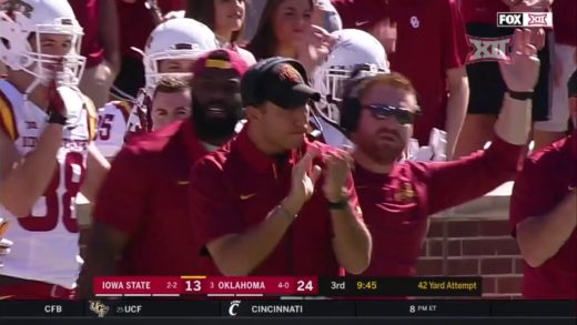 Iowa State stuns #3 Oklahoma in Norman