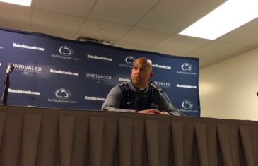 James Franklin speaks to the media regarding Penn State’s 39-38 loss to Ohio State
