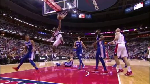 John Wall throws down the hammer