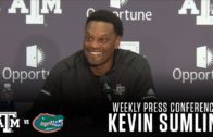 Kevin Sumlin discusses Texas A&M’s upcoming matchup against Florida