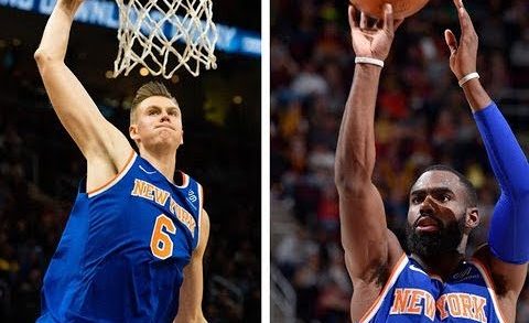 Kristaps Porzingis and Tim Hardaway Jr. lead the way for the Knicks