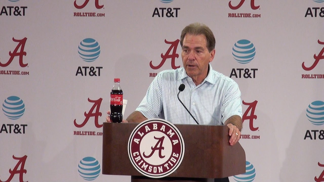 Nick Saban discusses Texas A&M & says it was 