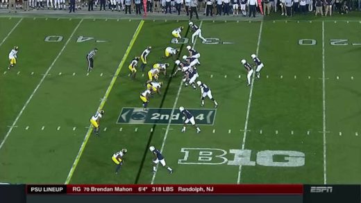 Saquon Barkley runs through Michigan defense for a 69-yard touchdown