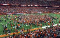 Syracuse fans rush field after shocking victory over Clemson