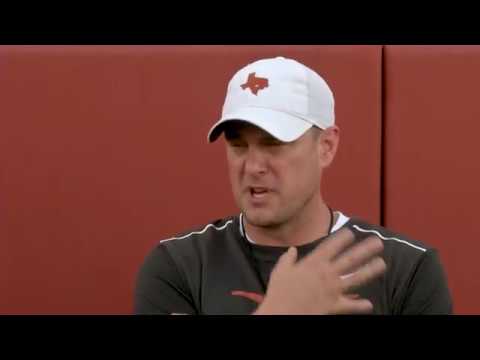 Texas' Tom Herman discusses practice & who will start at QB position