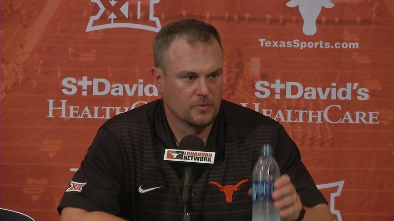 Tom Herman discusses Longhorns' OT loss to Oklahoma State