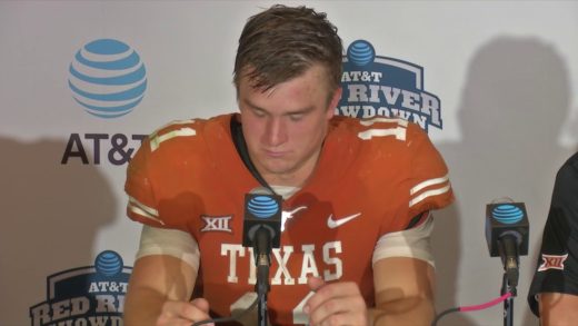 Tom Herman discusses Texas’ disappointing Red River Shootout loss