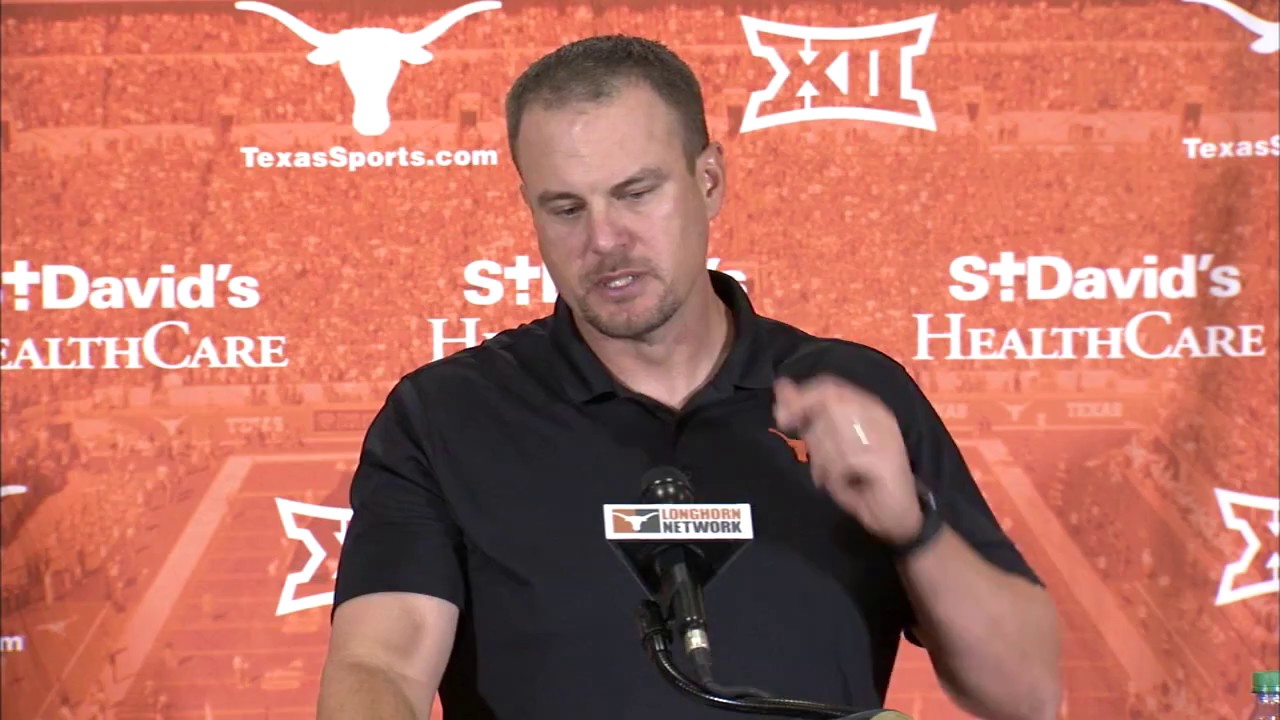 Tom Herman previews Texas' matchup with Kansas State