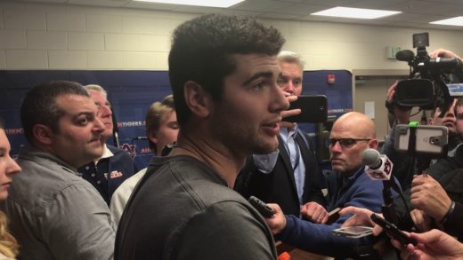 Auburn QB Jarrett Stidham addresses the Tiger’s Iron Bown victory