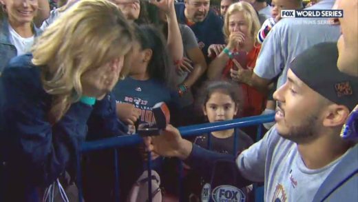 Carlos Correa proposes to girlfriend after winning World Series in Game 7