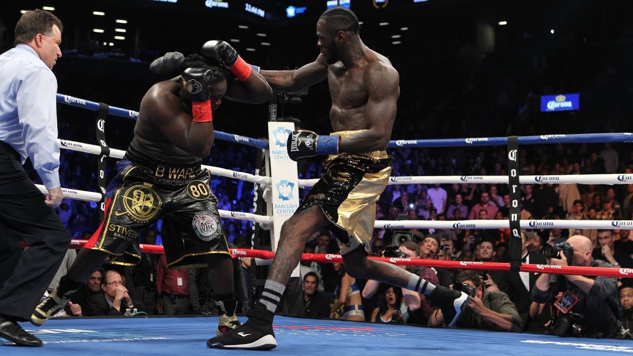 Deontay Wilder was throwing absolute bombs on his way to a first round KO of Bermane Stiverne