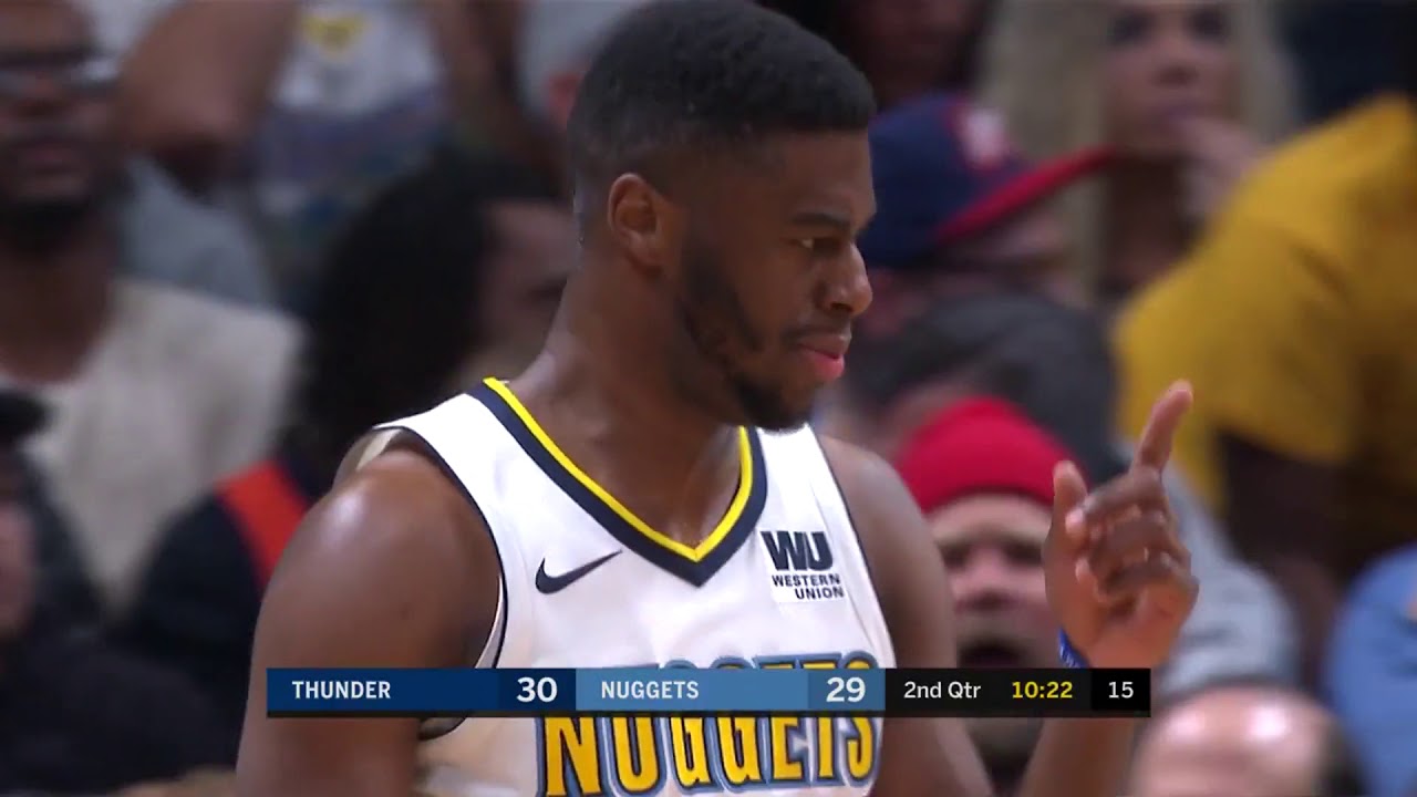 Emmanuel Mudiay catches fire off the bench to lead Denver to victory