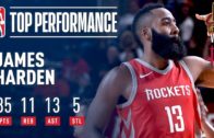 James Harden’s triple double too much for Cavs
