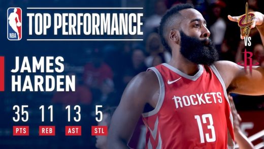 James Harden’s triple double too much for Cavs