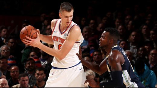 Kristaps Porzingis goes for new career high in The Garden