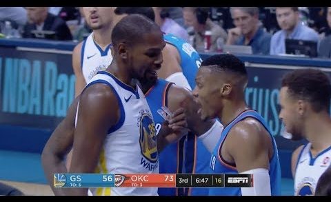 Tensions rise in OKC between Kevin Durant & Russell Westbrook