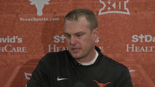 Tom Herman discusses the Longhorns’ surprises victory over the West Virginia Mountaineers in Morgantown