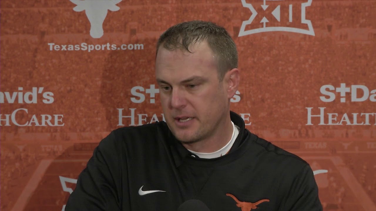 Tom Herman discusses the Longhorns' surprises victory over the West Virginia Mountaineers in Morgantown