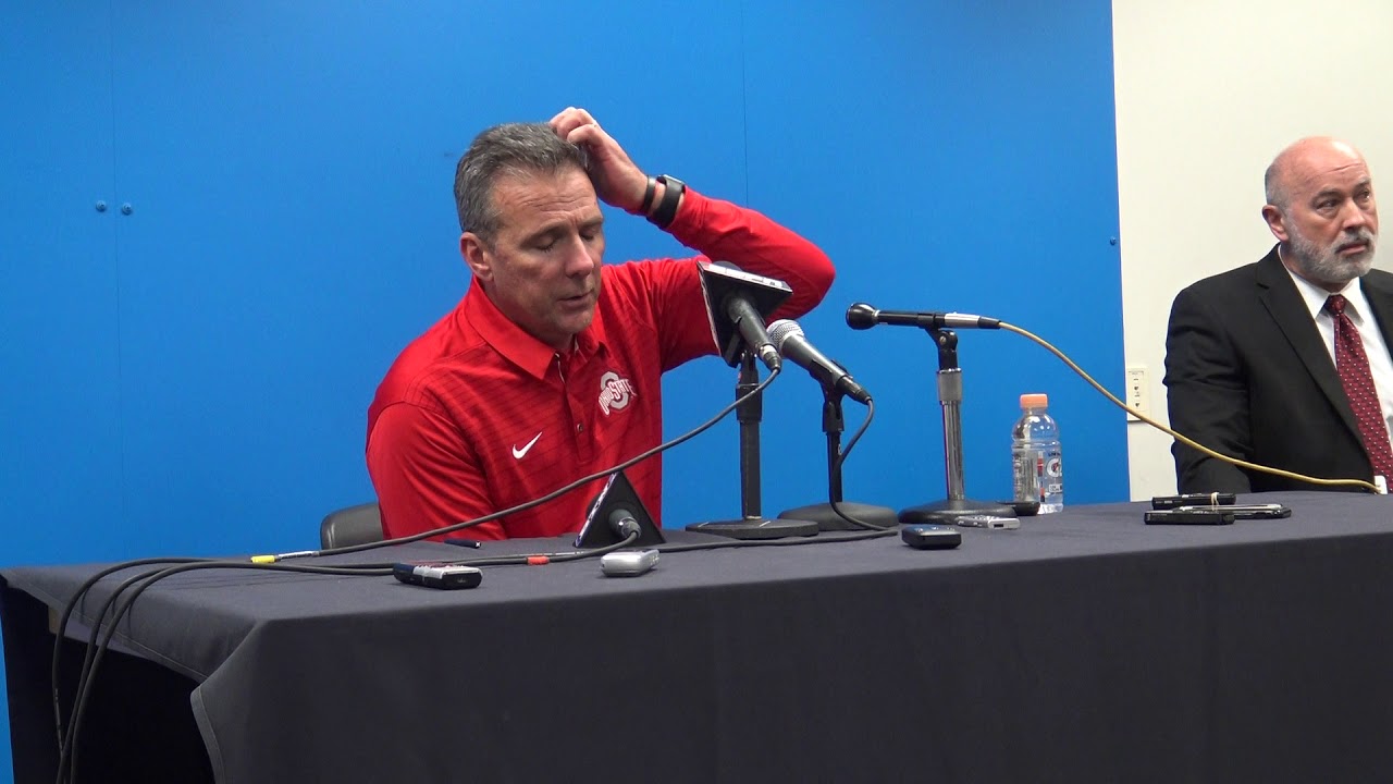 Urban Meyer discusses Ohio State's dissapointing loss to the Iowa Hawkeyes