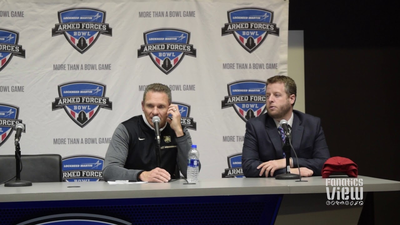 Army's Jeff Monken talks Armed Forces Bowl victory over San Diego State