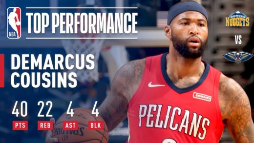 Boogie Cousins racks up impressive double double