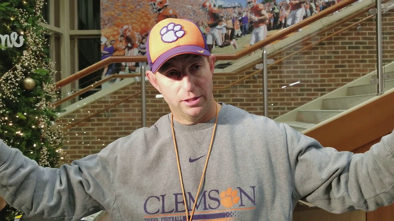 Dabo Swinney discusses preparations for Alabama in the Sugar Bowl
