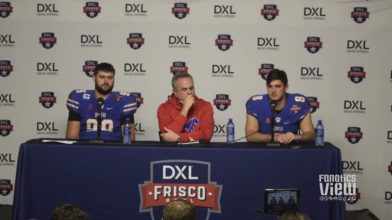 SMU Press Conference - Ben Hicks, Sonny Dykes, Justin Lawler discuss Frisco Bowl loss
