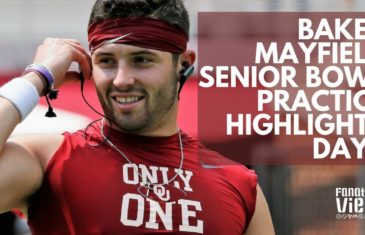 Baker Mayfield Senior Bowl highlights & throws from Day 1 of Practice