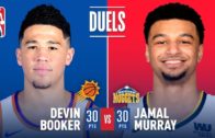 Devin Booker and Jamal Murray go back and forth in Denver