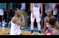 Dwight Howard blows a kiss to the haters after sinking a pair from the line