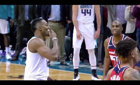 Dwight Howard blows a kiss to the haters after sinking a pair from the line