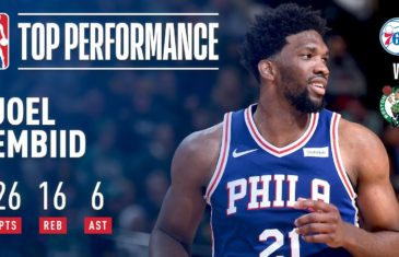 Joel Embiid shows out after being named an All-Star starter