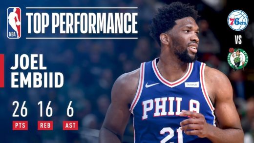 Joel Embiid shows out after being named an All-Star starter