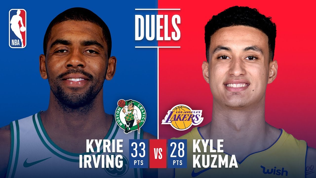 Kyle Kuzma keeps up with Kyrie Irving in Los Angeles